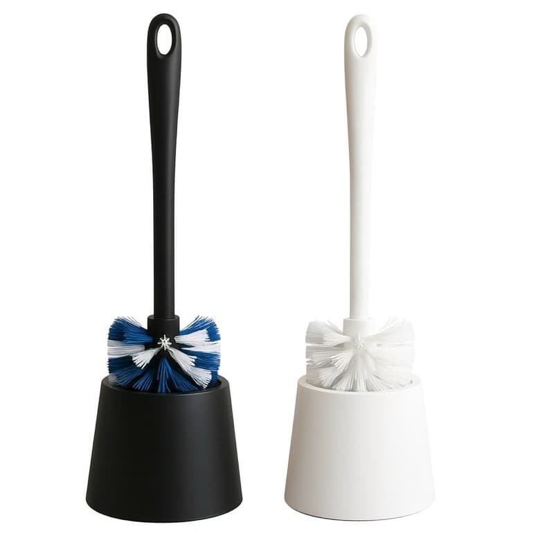 Escova Sanitária Preta ou Branca Linda Chique Com Suporte Varios Modelos