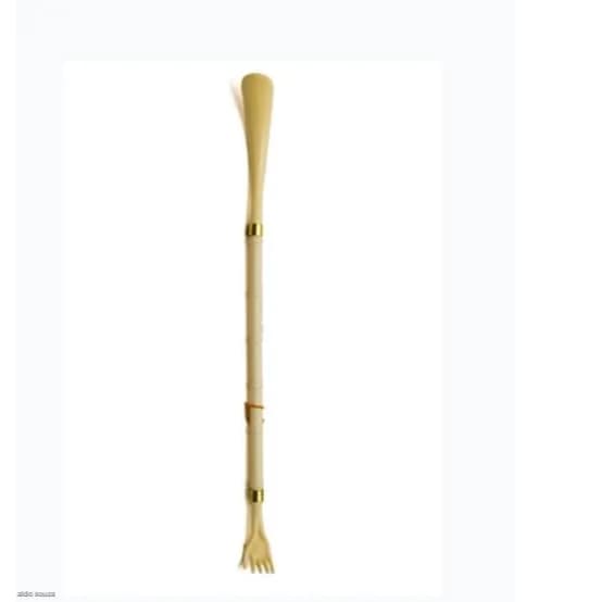 Calçadeira de Plástico para Sapatos + Mãozinha para Coçar as Costas 2 em 1 – Conforto e Praticidade 49,5cm