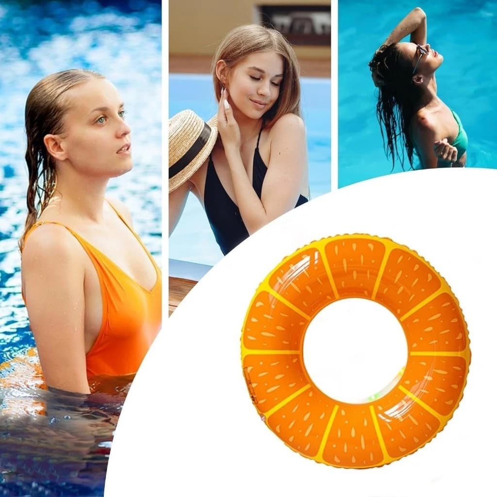 Bóia Inflável Circular 70cm/80cm/90cm/120cm Criança e Adulto Para Piscina Praia Resistente Não Fura