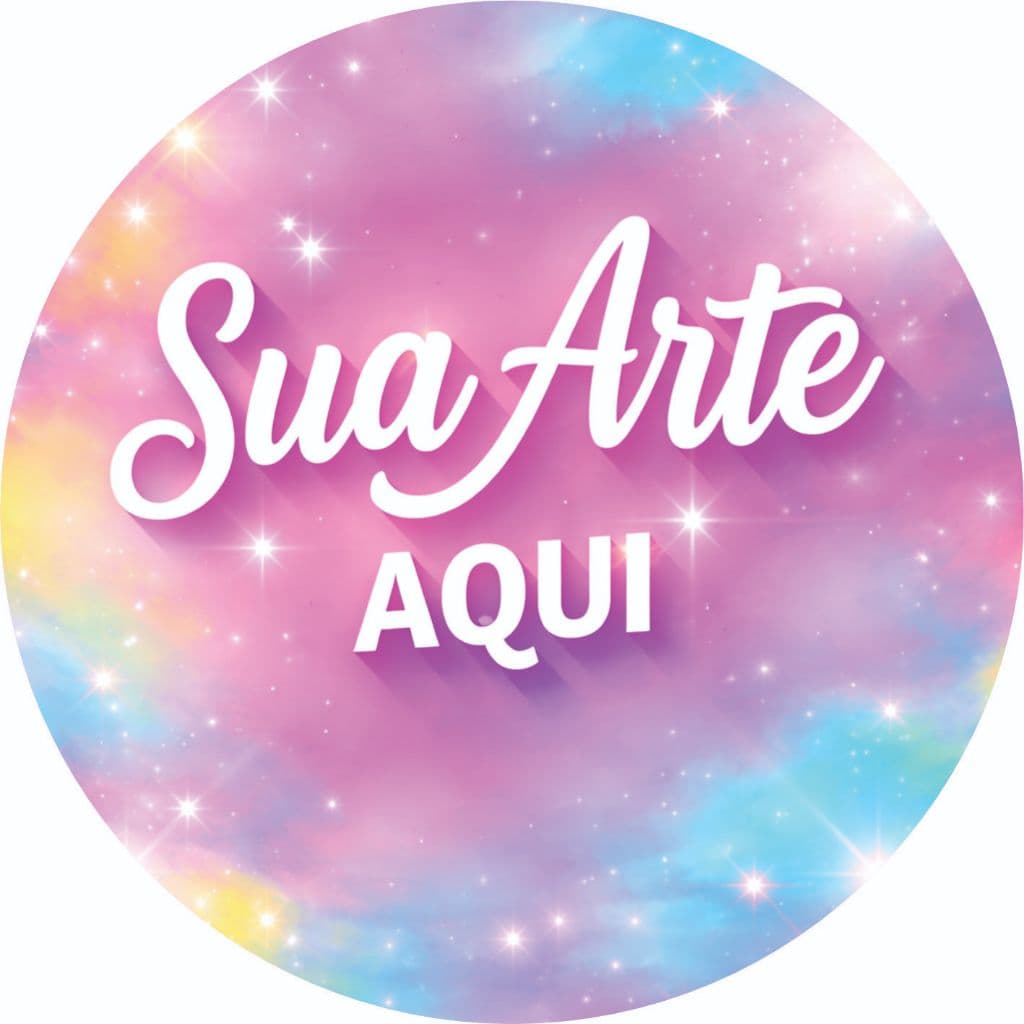 Somente Mini painel 50 x 50 com a sua arte