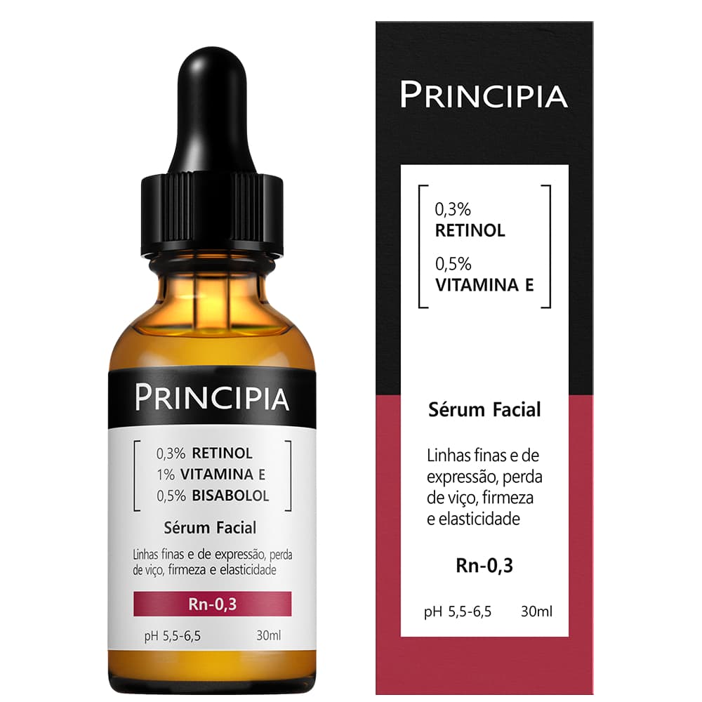 Sérum Principia Retinol 0,3% + Vitamina E - Rn-0,3 Skincare