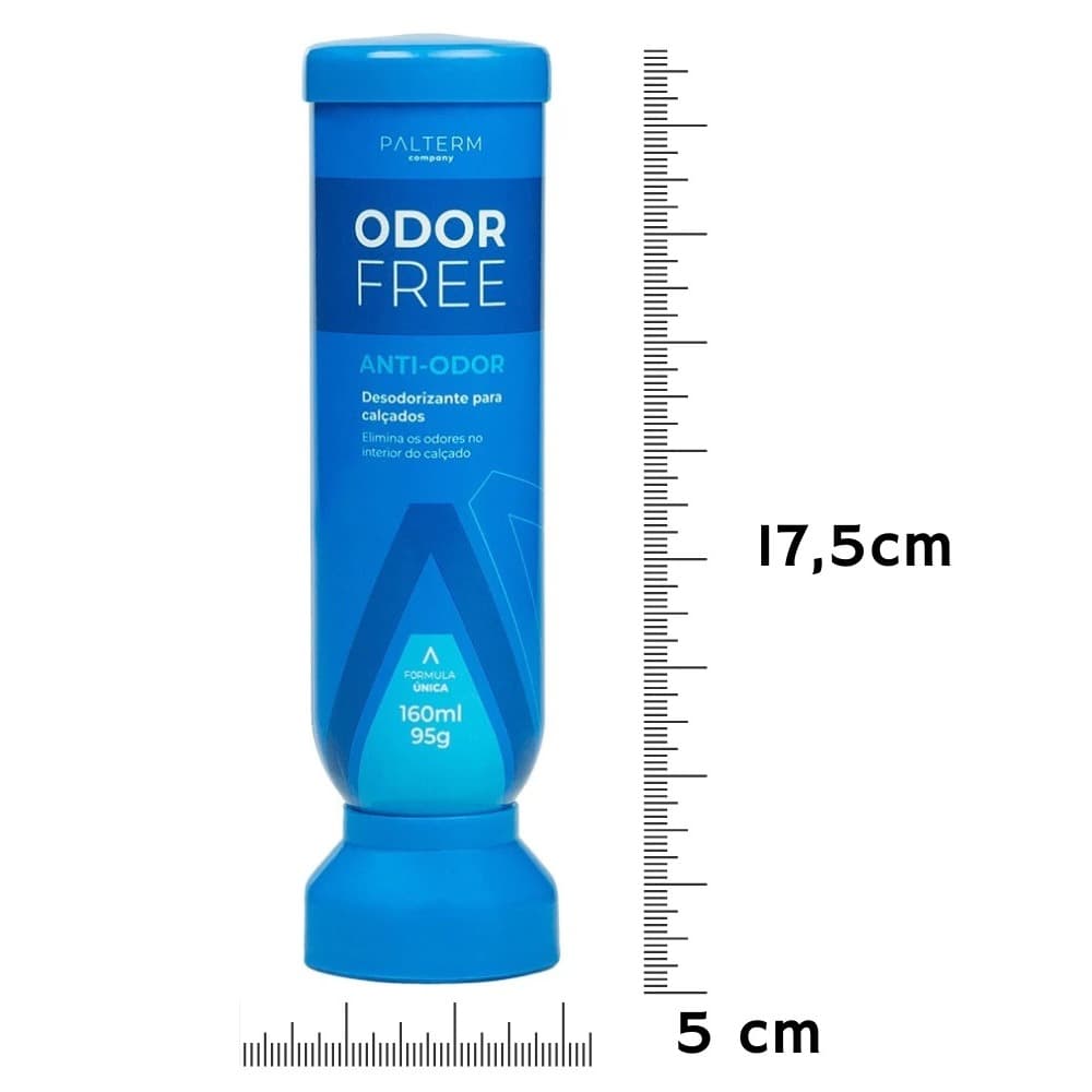 Desodorante para Calçados Odor Free - Palterm como tira cheiro tenis efeito imediato longa duração acabar com chule