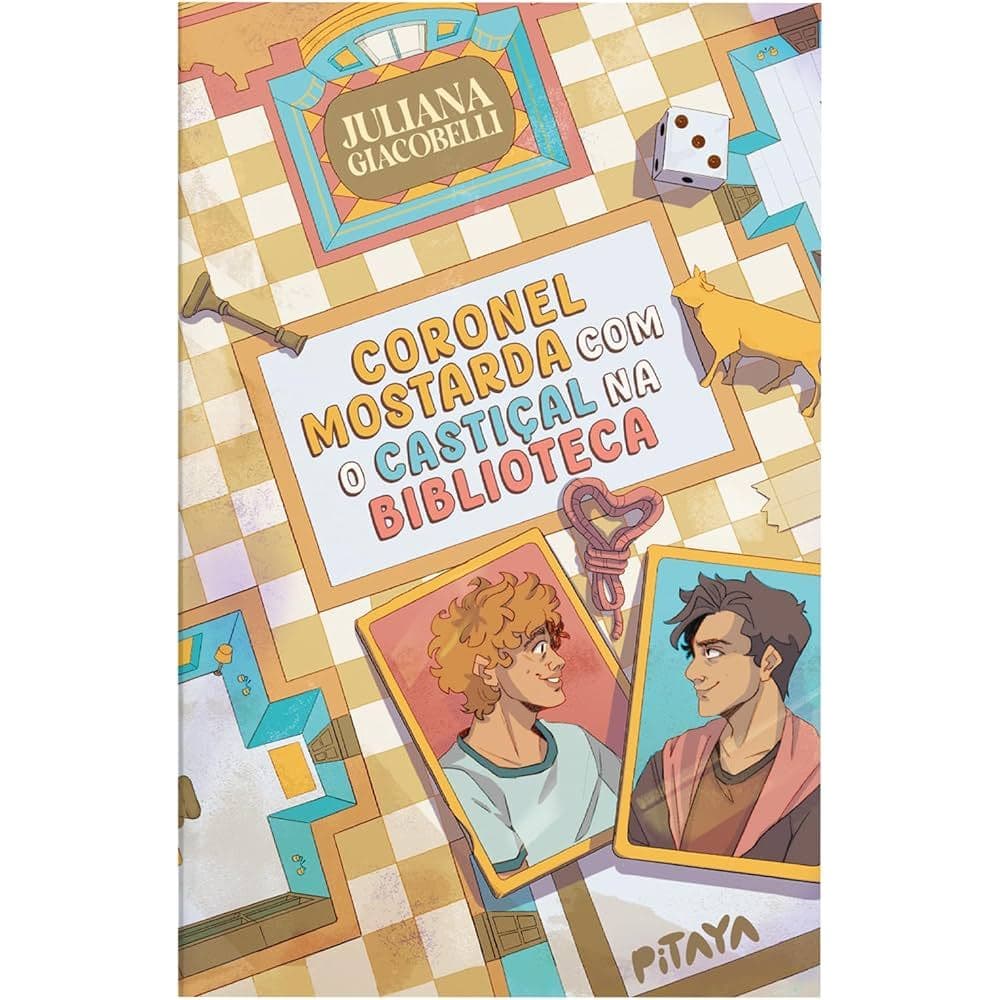 Coronel Mostarda com o castiçal na biblioteca – Juliana Giacobelli