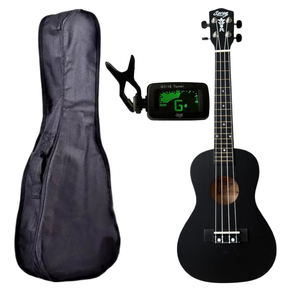 Ukulele Seven Soprano Suk-07 C/ Capa e Afinador