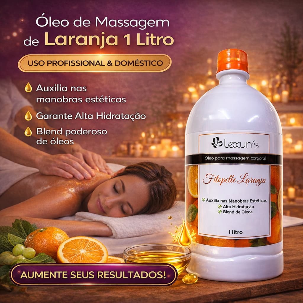 Óleo de Massagem Laranja 1 Litro