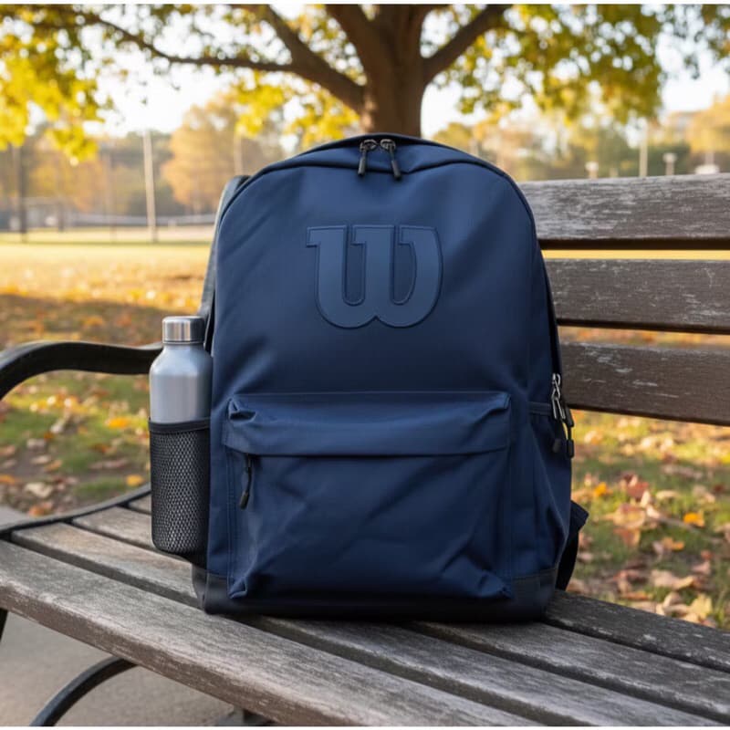 Mochila Wilson – Espaçosa, Reforçada e Ideal para Escola Trabalho e Lazer Casual Unissex Azul escuro