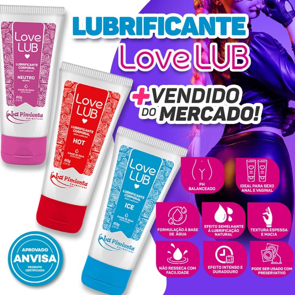 KIT Lubrificante Íntimo Premium 3 Sensações HOT ICE NEUTRO Prazer e Conexão