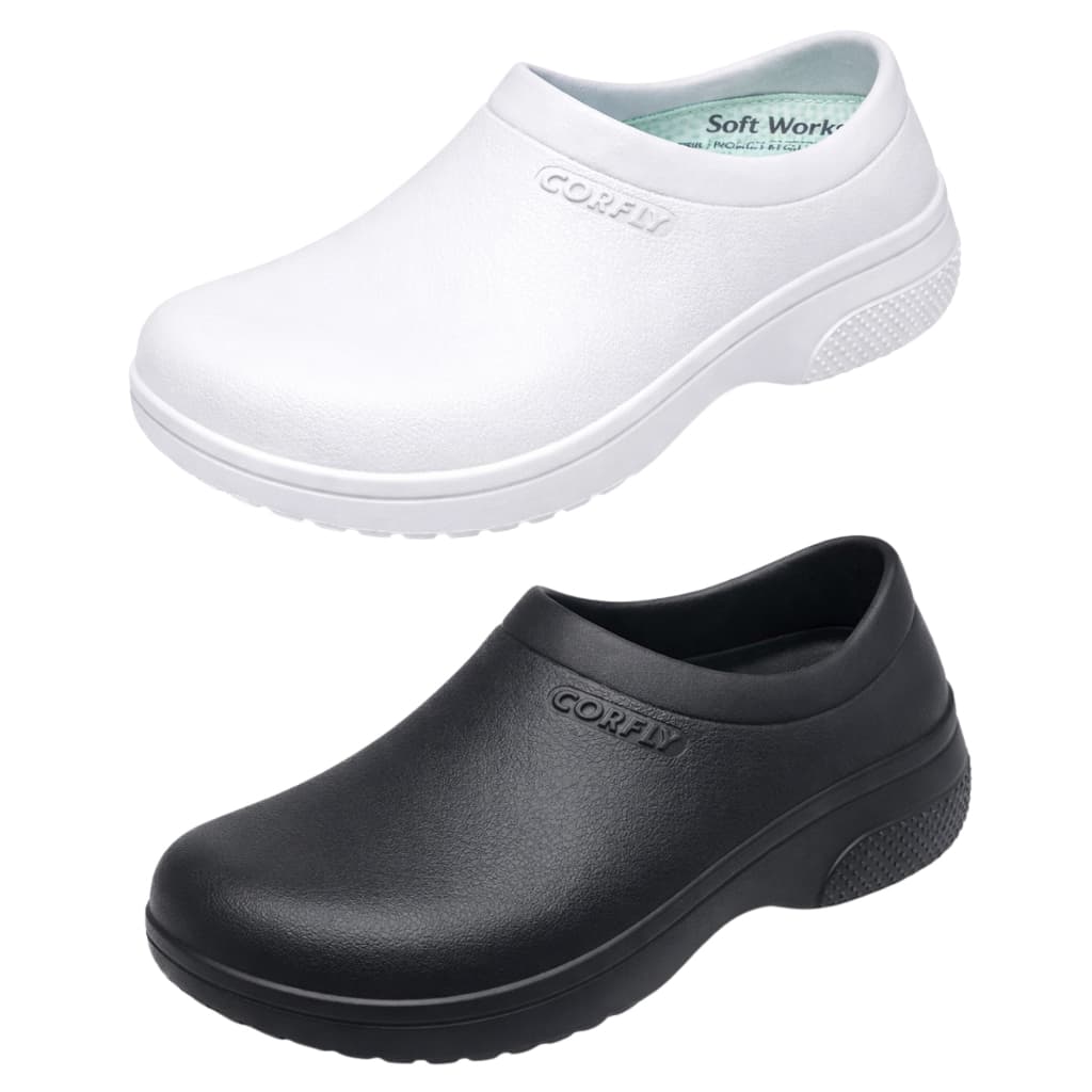 Sapato Anti-Microbiano Fechado Confortável Trabalho Profissional Medicina Enfermagem Cozinha Limpeza