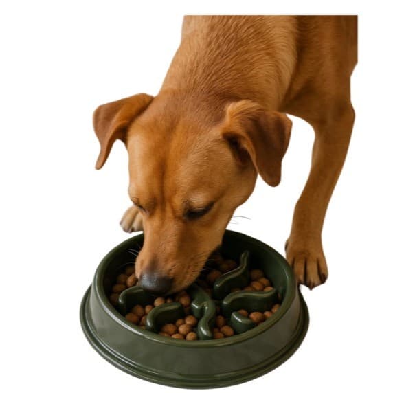 Comedouro Pote Lento Interativo Cães 350ml e 550ml Obeso Ansiedade Vomitos Gastrite Diversao Slow Food Stark