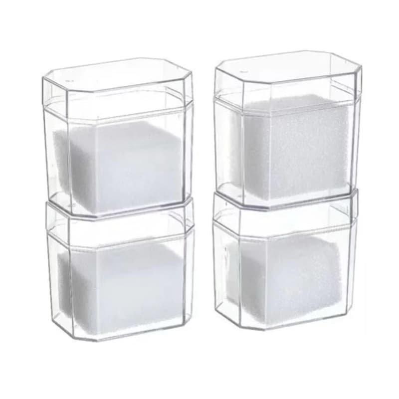 Kit 30 Caixinhas Acrílicas Para Relógio com Espuma – Estojo Transparente para Armazenar Relógios