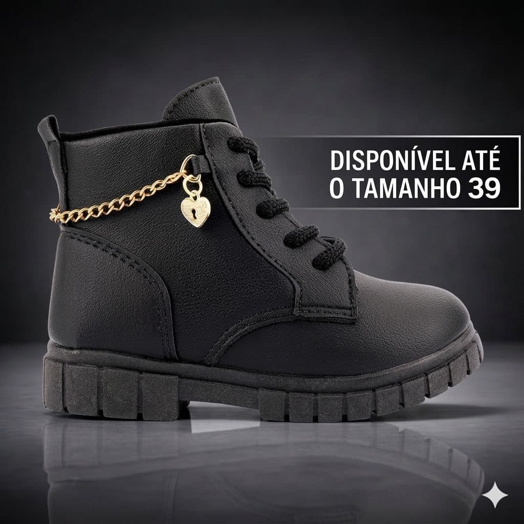 Bota Infantil Menina Coturno Feminino Infantil Botinha Infantil Menina Do 20 ao39 Bota Feminina Bota