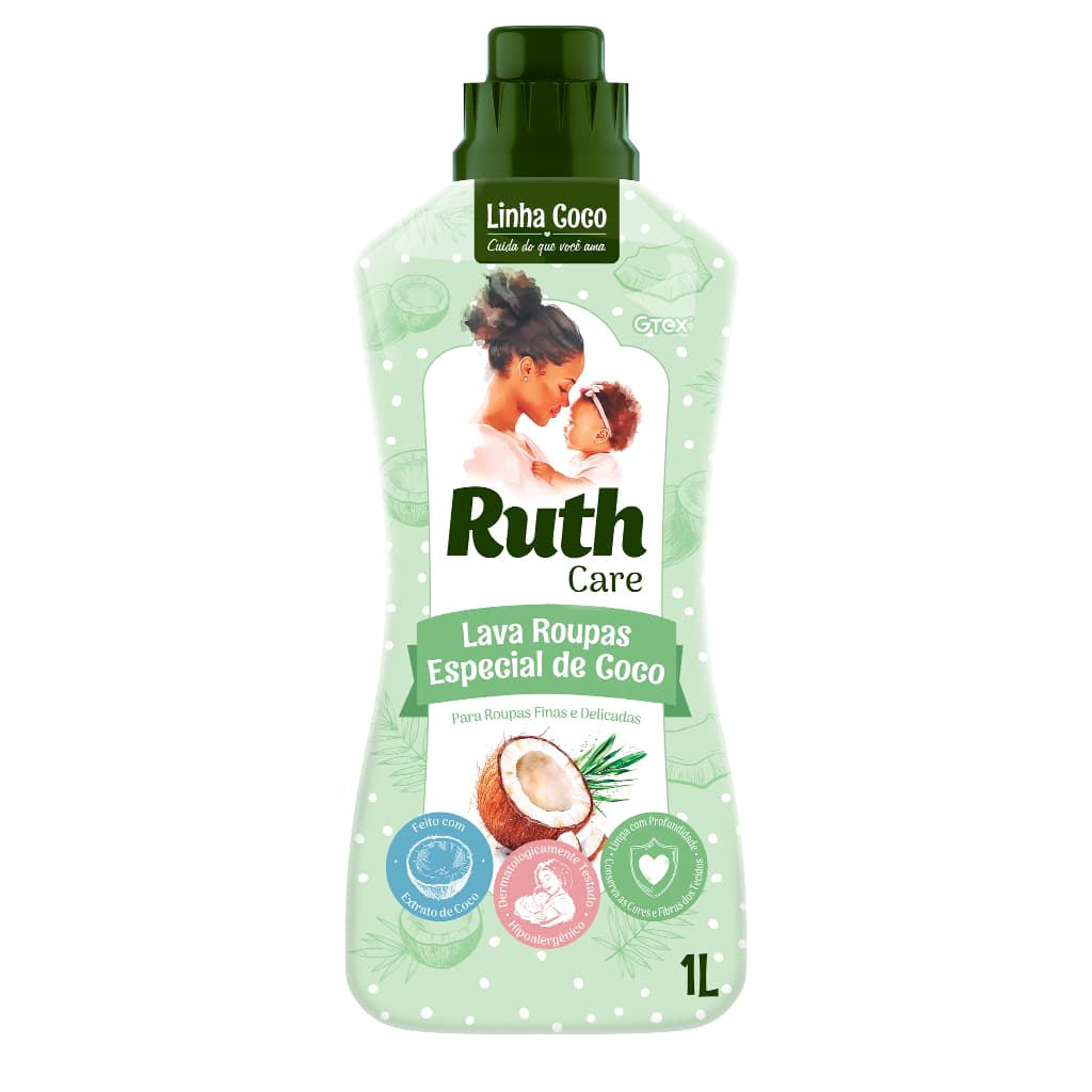 Lava Roupas Líquido Coco Ruth 1L
