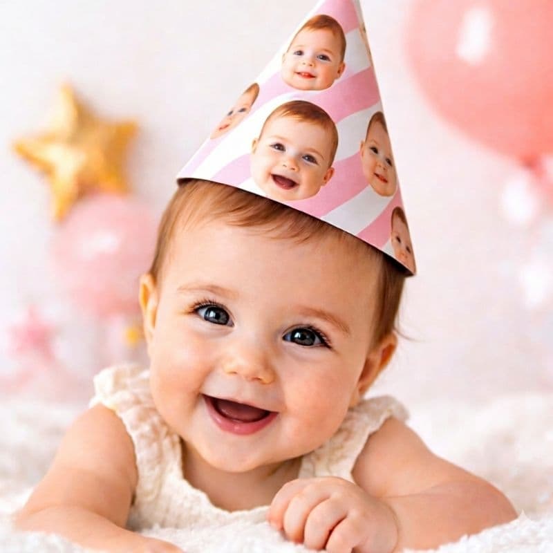 Kits Chapeuzinhos personalizados com foto chapéu de festa aniversário mesversáio adulto pet