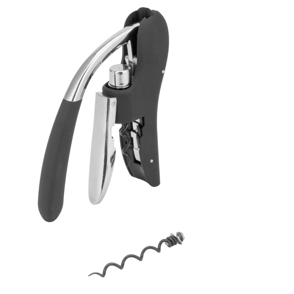 Abridor Saca - Rolha Preto Vertical Para Vinho - Unyhome