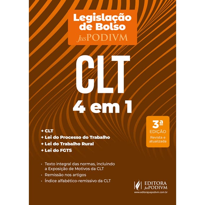 Legislacao De Bolso Clt 4 Em 1 (2026) Juspodivm