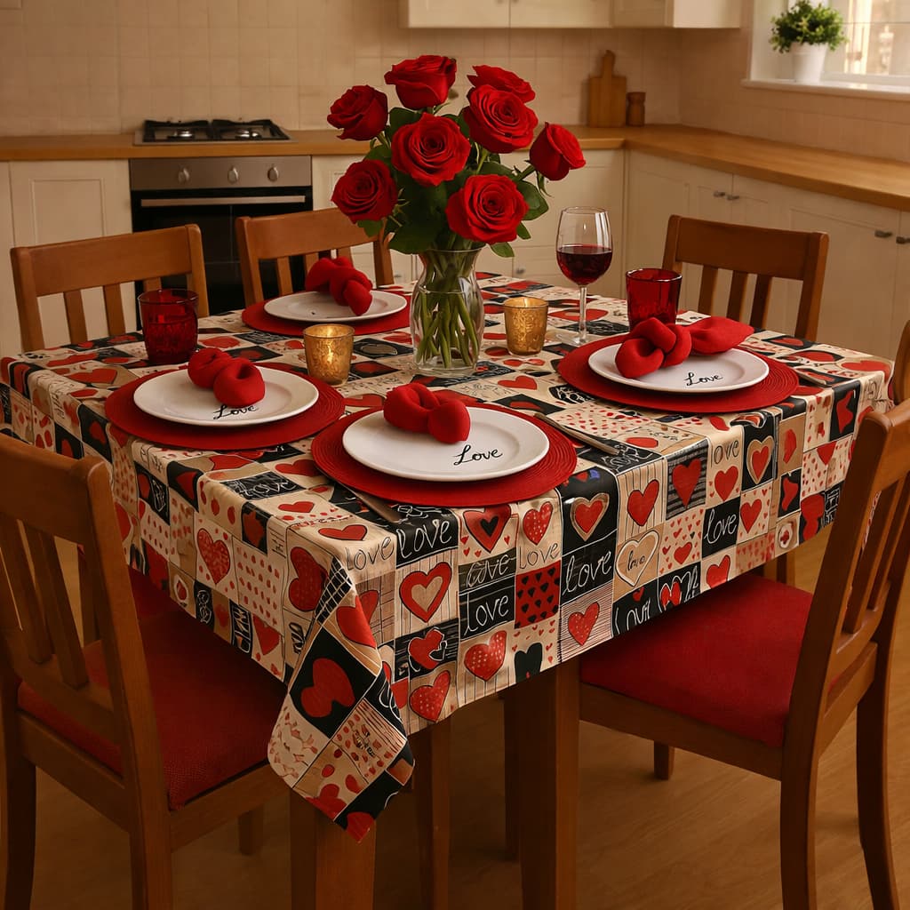 Toalha de Mesa Térmica Impermeável Plástico 4 6 8 Lugares Retangular Antimancha Fácil Limpeza