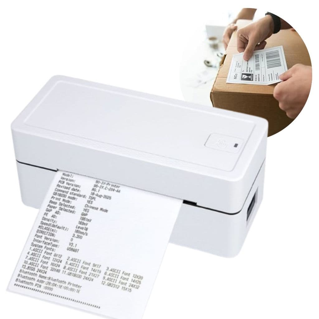 Impressora De Etiquetas Térmicas De Tamanho A6 Compatível Com PC&Phone Wide Used