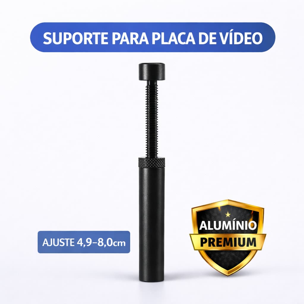 Suporte De Metal Para Placa De Vídeo Gpu Ajustável 49-80mm