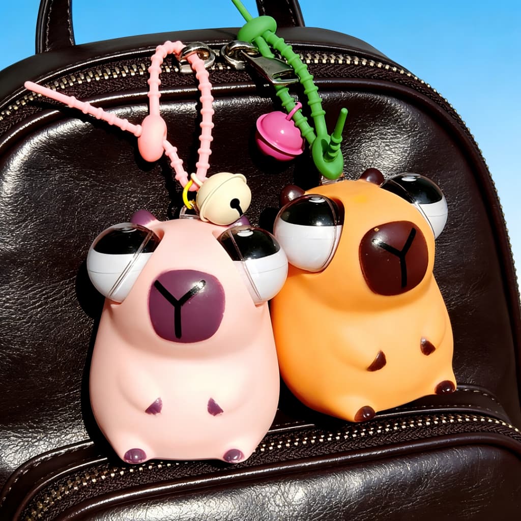 Capivara Anti-Stress – Relaxa, Diverte e Alivia a Ansiedade (Olhos Saltitantes)