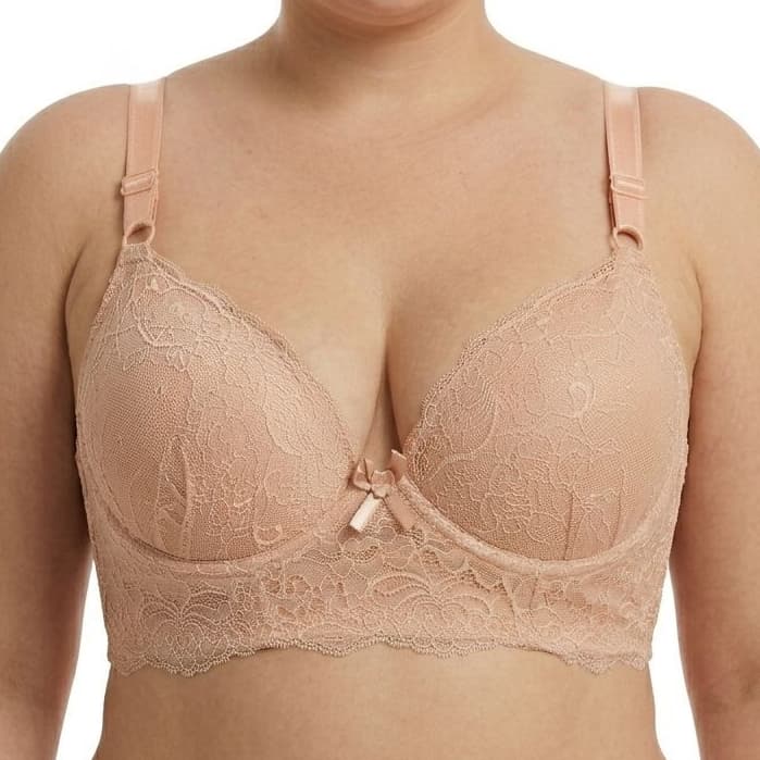 Sutiã com Bojo e Aro Reforçado em Renda Confortável com Alça Regulável Alta Sustentação