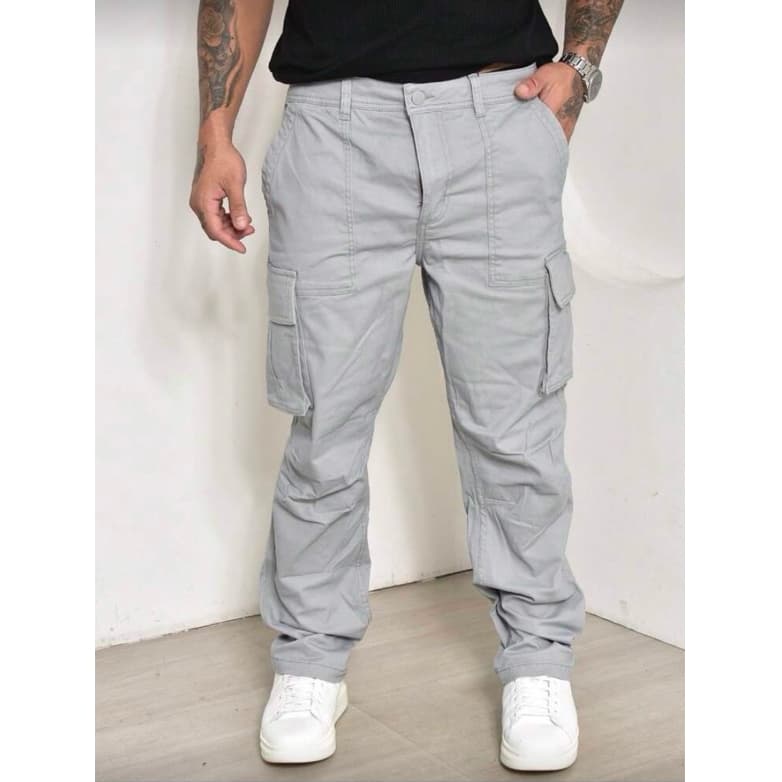 Calça Cargo Sarja Premiun - Conforto, Qualidade e Estilo