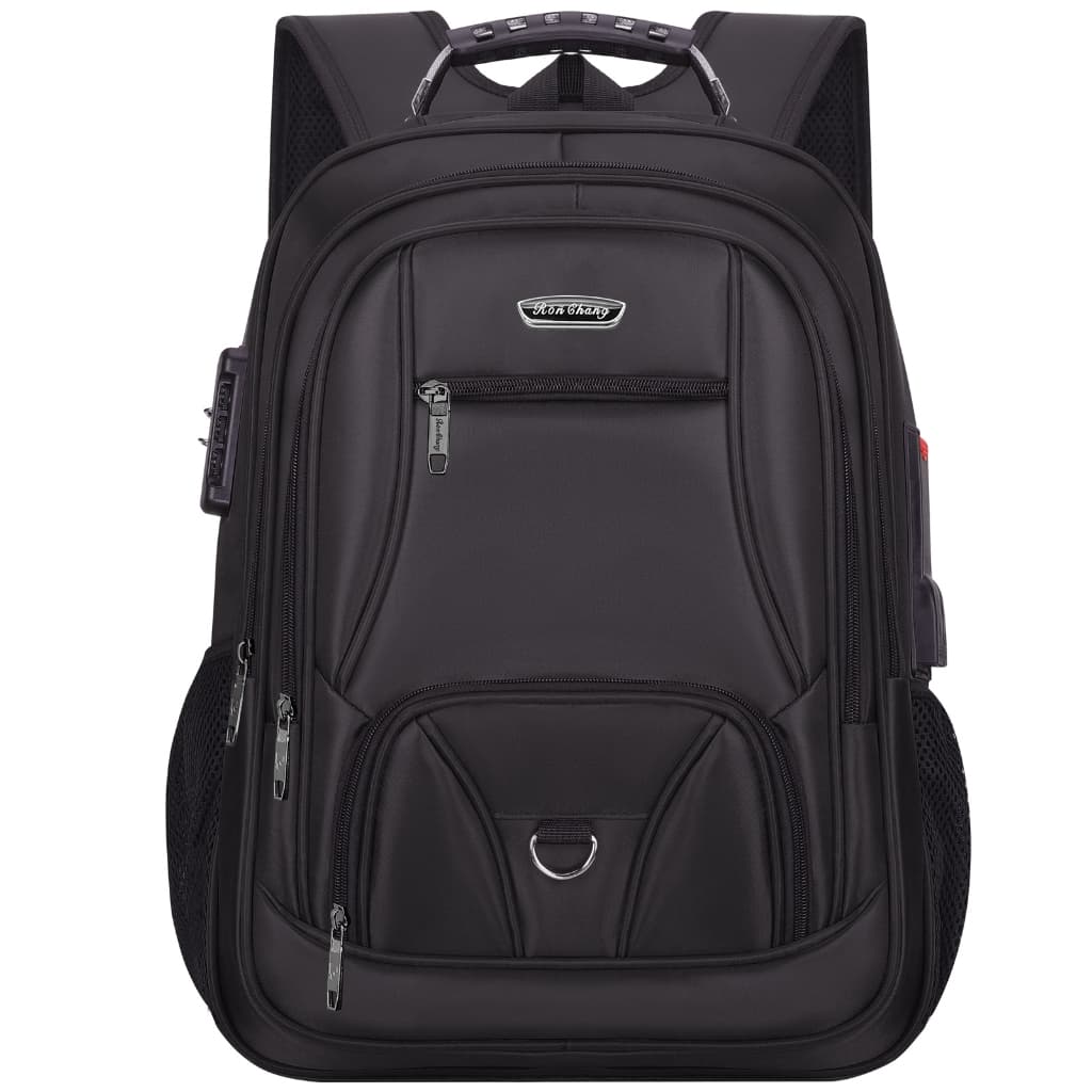 Mochila Masculina Grande Antifurto Impermeável com USB, Cadeado e Cabo de Aço para Notebook, Viagem e Trabalho