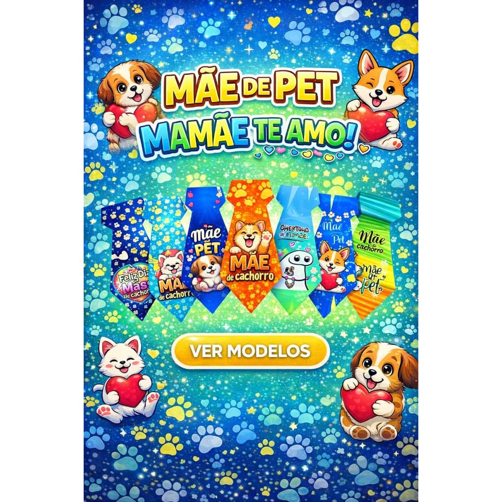 Gravatas Pet Mãe De Pet Banho e Tosa Gravata Pet De Cães e Gatos Pet Shop