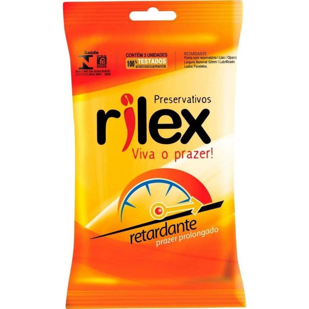 Preservativo Efeito Retardante 03 Unidades Rilex