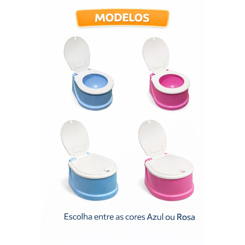 Troninho Penico Infantil para Bebê Desfralde Menino e Menina