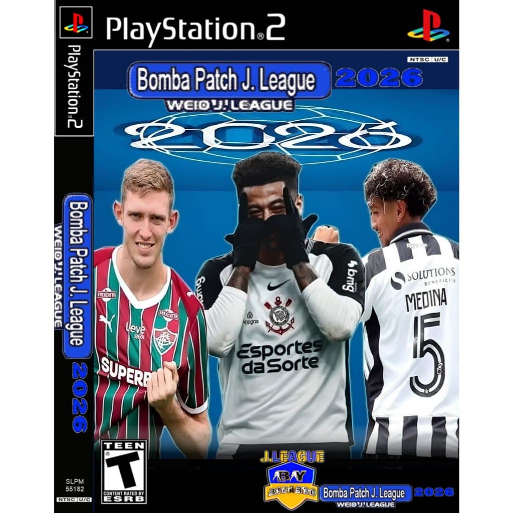 Bomba Patch 2026 J.League By Ricardo MARÇO - Ps2