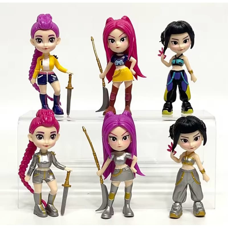 Bonecas Huntrix K-Pop Mira Zoey Rumi Colecionável Brinquedo Infantil