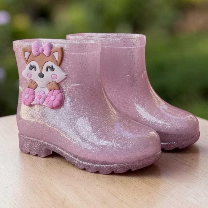 Bota Infantil Menina Galocha Juvenil Impermeável Diversos Modelos Ideal Para dias de Chuva