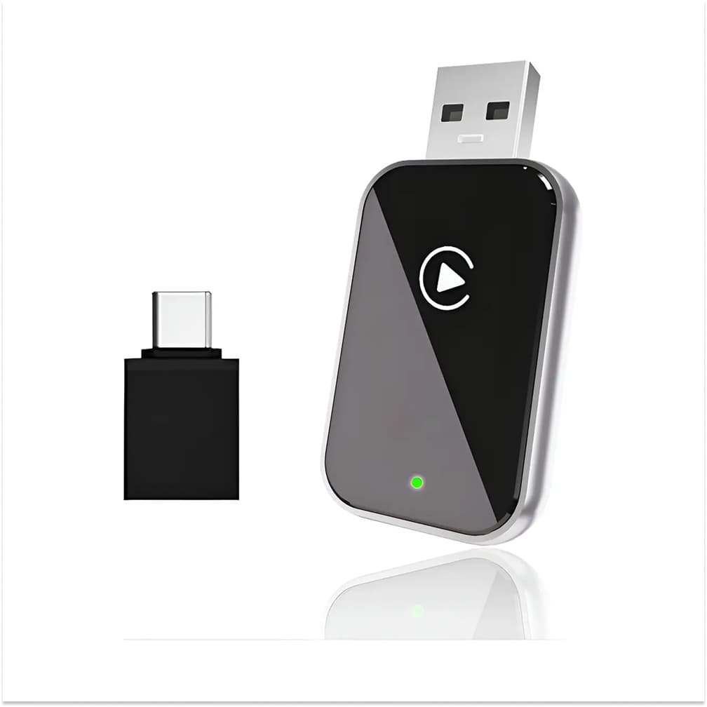 Adaptador Sem Fio Carplay E Android Auto Mini Wi-Fi 5Ghz