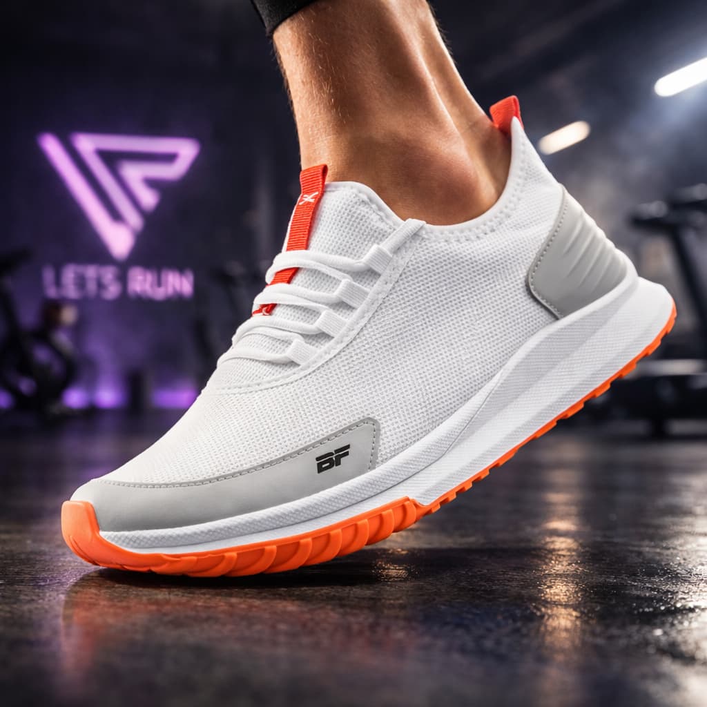 Tênis Academia Branco Masculino Caminhada Treino Malhar Musculação Esportivo Olimp BF Shoes