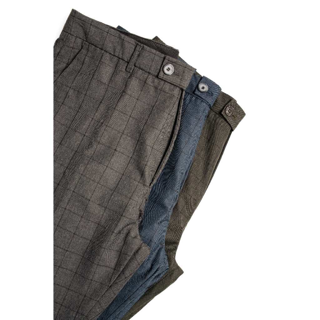 Calça Alfaiataria Masculina Slim Príncipe De Gales