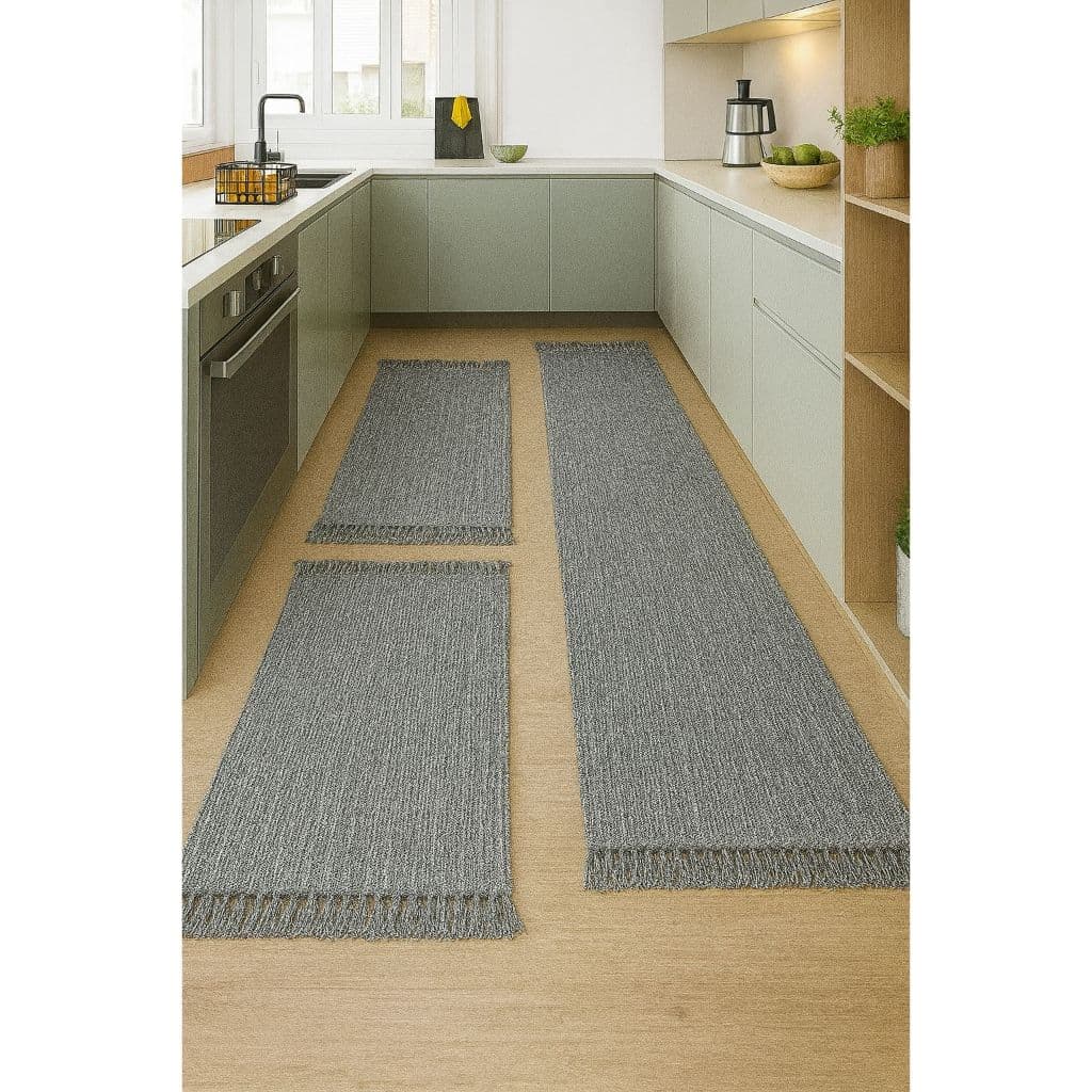 Jogo de Tapetes Para Cozinha  3 peças 100% algodão