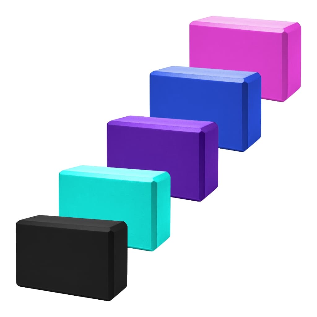 Tijolo Bloco Yoga EVA Alta Densidade Leve Antiderrapante Original JustGoFit