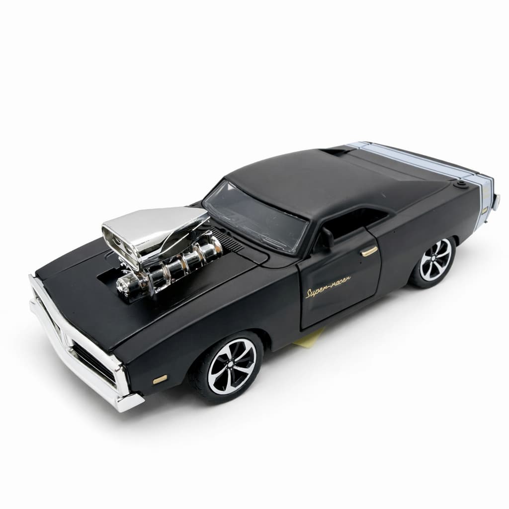 Miniatura Dodge Charger Velozes e Furiosos 1:32 Metal Premium Diecast Colecionável