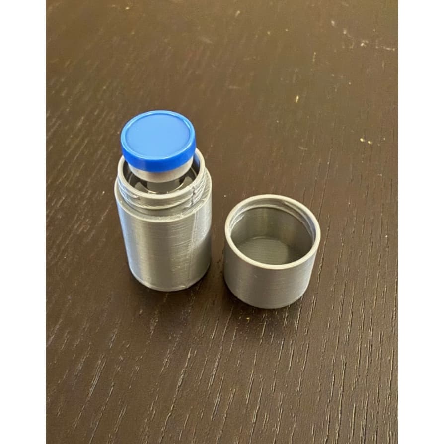 Suporte Protetor para 1 Frasco de 3ml Organizador para Geladeira