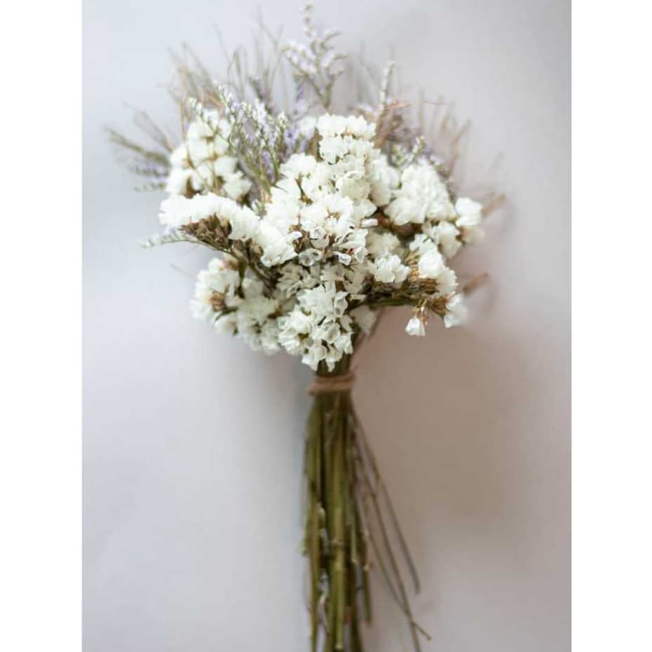 Buquê de flores secas naturais desidratadas tamanho P