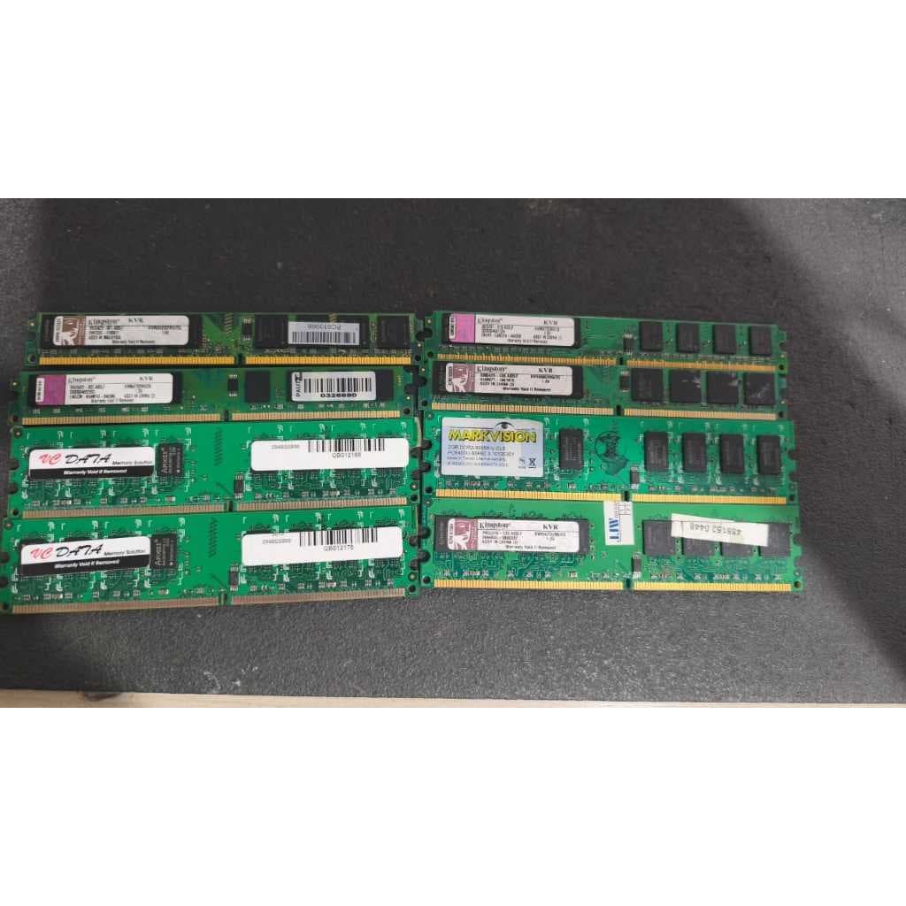 Memórias DDR2 para Desktop Frequências e Marcas Variadas