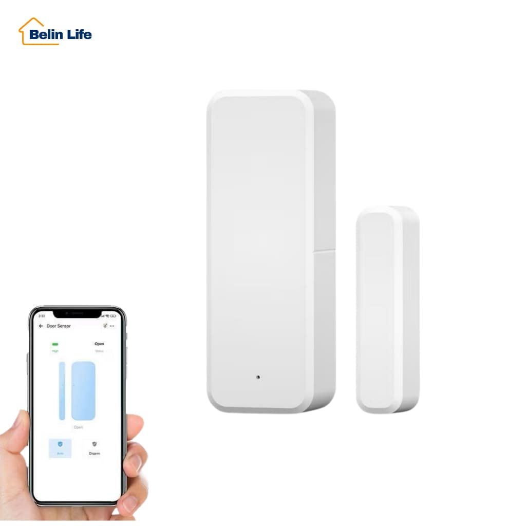 Sensor De Porta Wi-Fi De Alarme Doméstico Com Aviso De Alerta De Aplicativo Ewelink