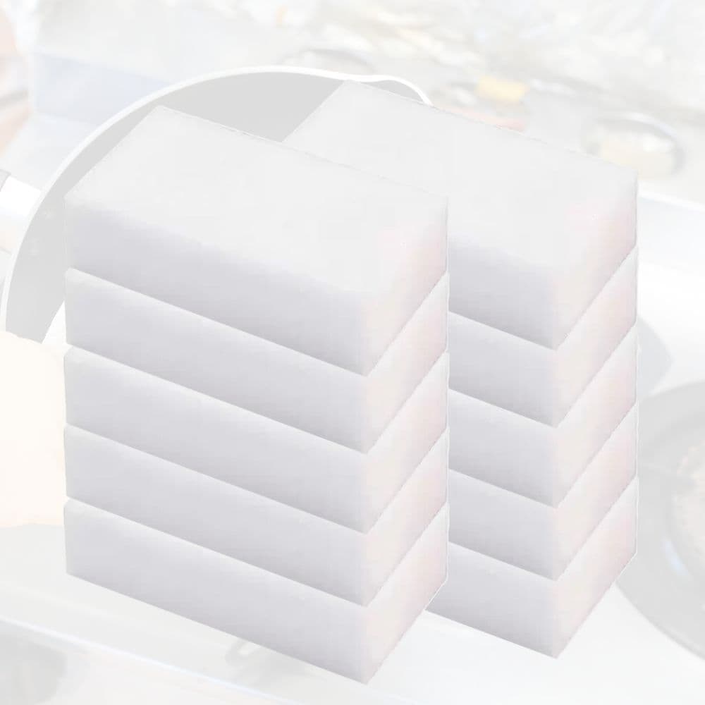 Kit 10/20 Esponjas Mágica Branca Tira Manchas Riscos Mutliuso