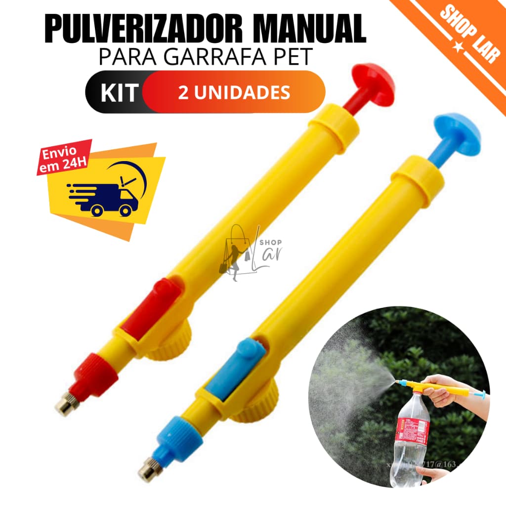 Pulverizador Para Garrafa Pet Manual Borrifador Jato Jardim Umidificador Portátil