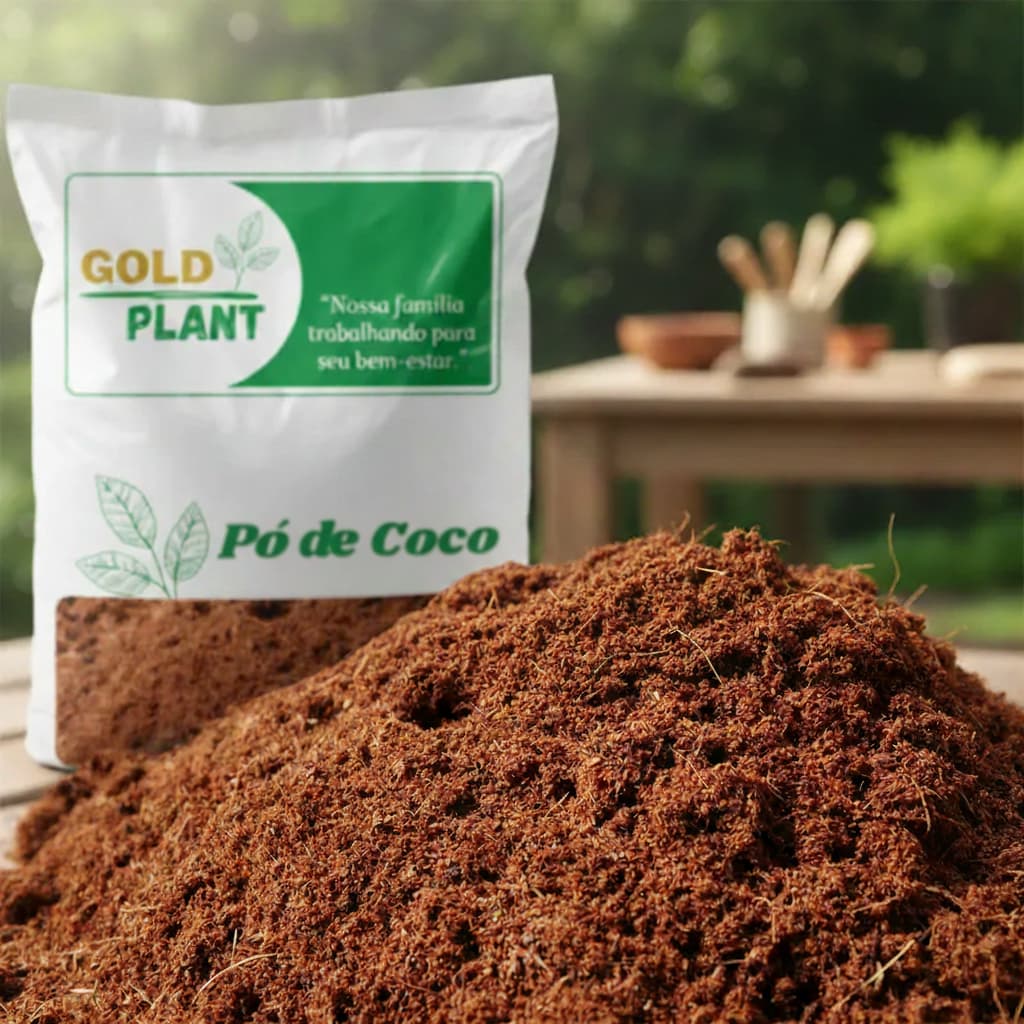 Po de coco Plantio Germinação Cultivo saco 3, 10, 20 ou 40 litros Jardinagem Gold Plant