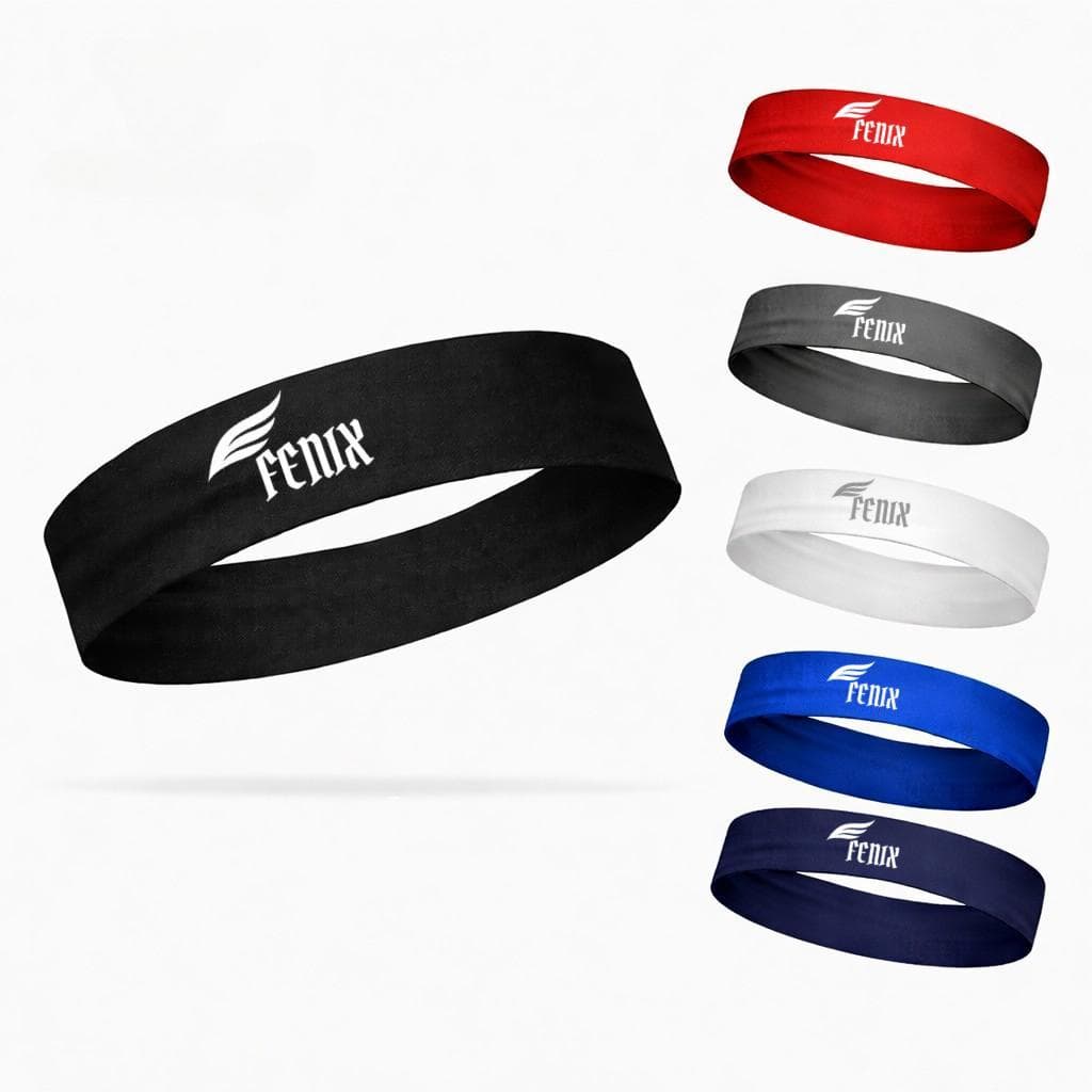 Kit com 2 testeiras anti suor faixa para cabelo envio em 24h esportes fenix