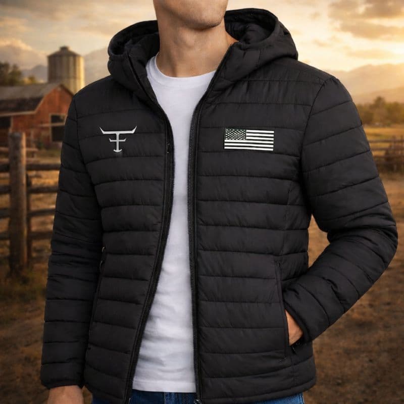 Jaqueta Bobojaco Rodeio Texas Farm USA Lateral Reforçada Nylon Frio Corta Vento