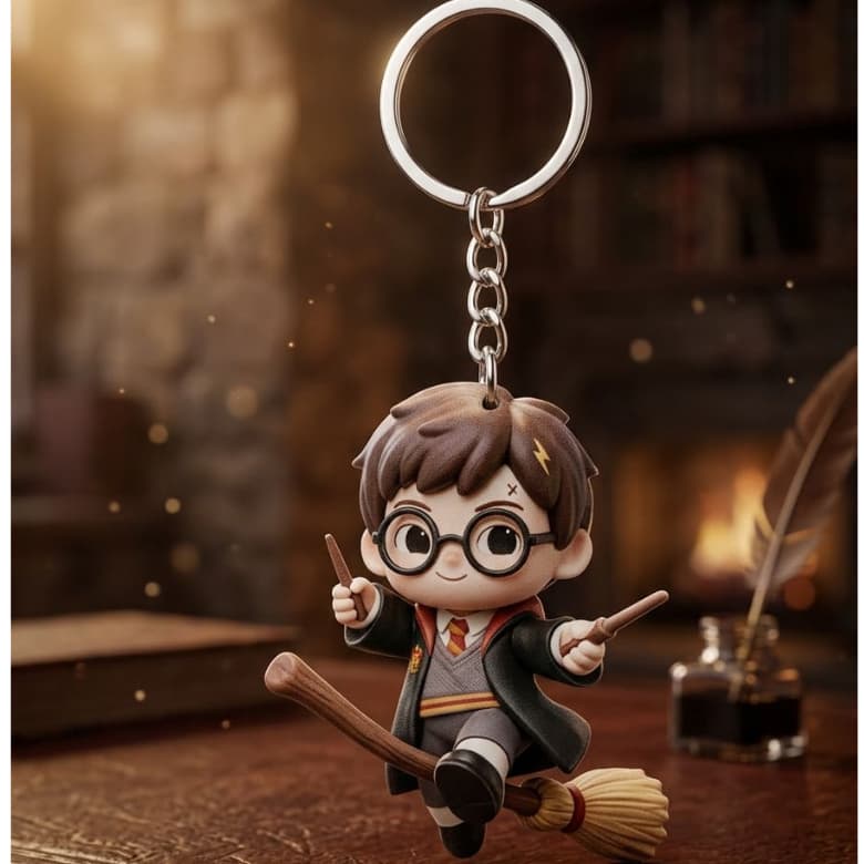 Chaveiro Harry Potter em acrilico 2D alta Definição