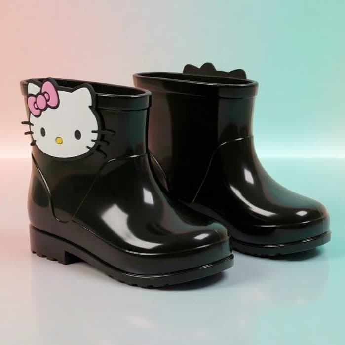 Galochas Infantil Meninas Criança Leve Chuva Impermeável Bota Cano Baixo