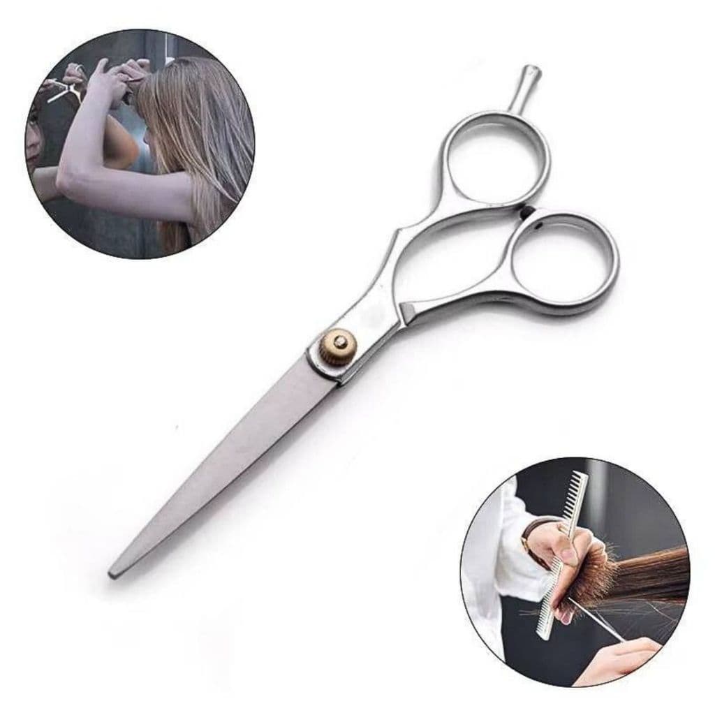 Tesoura Cabeleireiro Profissional 16cm Aço Inoxidável Barbearia E Salão Fio Navalha